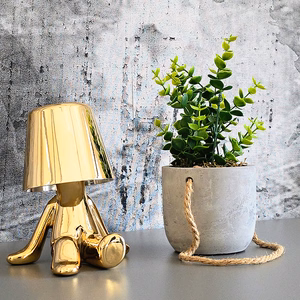 Night lamp Golden Man disain D
