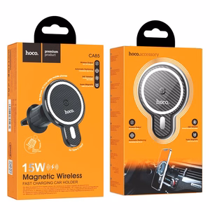 Car charger-holder Hoco CA85 Magsafe 15W black
