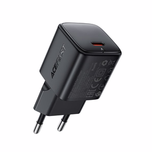 Acefast A118 зарядное устройство 30W GaN USB-C — чёрный