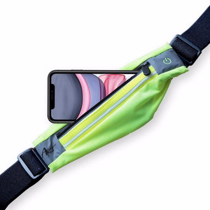 ART sport belt koos ümbris and light APS-01G roheline