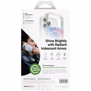 Uniq Iridescia Ümbris jaoks iPhone 17 Pro Magclick Charging - Multicolor