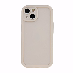 Rim TPU ümbris jaoks Samsung Galaxy S23 FE beige