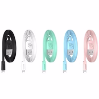 USAMS Kaabel lame U2 Lightning 1,2m must SJ199IP01 iPhone 5/6/7/8/X (US-SJ199)