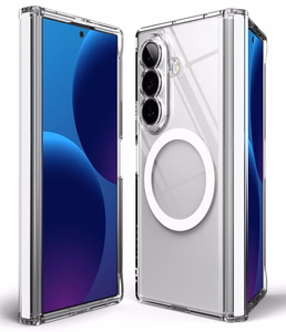 Ringke Fusion Flap Magnetic MagSafe ümbris mudelile Samsung Galaxy Z Fold 8 Ultra – läbipaistev