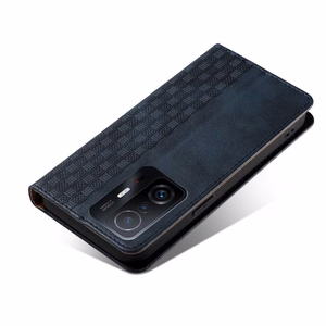 Magnet Strap Case чехол для Xiaomi Redmi Note 11 Pro кошелёк + мини-подвеска ремешок синий
