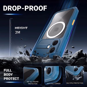 Crong Seal Cover IP68 veekindel ümbris seadmele iPhone 16 Pro, meresinine