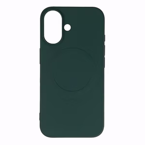 Liquid Silicone Ümbris with MagSafe jaoks Samsung Galaxy S25 Edge - roheline