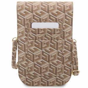 Guess bag jaoks phone GUWBHGCFSEW brown Wallet GCube Stripe