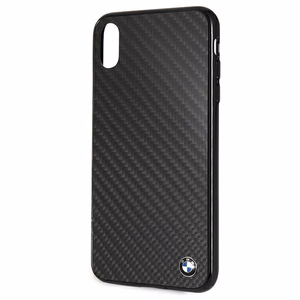 Чехол BMW Signature Carbon для iPhone Xs Max - чёрный