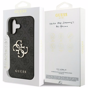 Guess 4G Big Logo Ümbris jaoks iPhone 17 - Must