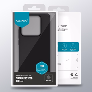 Nillkin Super Frosted Shield Pro reinforced ümbris jaoks Xiaomi 14 Pro - must