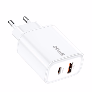 BWOO CDA207 PD 36W wall laadija 1x USB-A + USB-C port valge