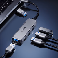 Orico YSB4-U2 USB-A/USB-C Hub Docking Station 2x USB-A 2.0 + 1x USB-A 3.0 + 1x USB-C 2.0 + 1x USB-C - Hall