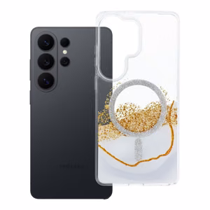 Чехол Golden для Samsung S26 ULTRA, совместимый с MagSafe, белый