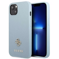 Guess GUHCP13MPS4MB iPhone 13 6.1" sinine/sinine hardcase Saffiano 4G Small Metal Logo