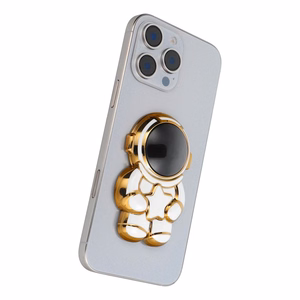 Phone stand ASTRONAUT - stick-on - valge