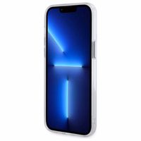 Karl Lagerfeld IML Metal Choupette Head MagSafe Ümbris jaoks iPhone 14 Pro Max - valge