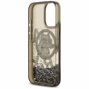 Karl Lagerfeld Liquid Glitter Choupette Logo MagSafe iPhone 17 Ümbris - Must