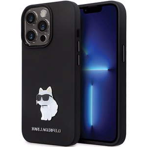 Karl Lagerfeld KLHCP13LSMHCNPK чехол для iPhone 13 Pro / 13 - чёрный Silicone C Metal Pin