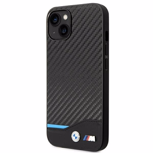 Ümbris BMW BMHCP14M22NBCK iPhone 14 Plus 6.7 "must / must Leather Carbon