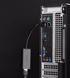 Ugreen väline võrgukaart RJ45 - USB 2.0 100 Mbps Ethernet must (CR110 20254)