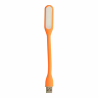 Mini LED Lamp Silikoon USB Oranž