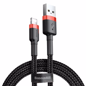 Baseus Cafule Cable USB Lightning 2A 3m (Must+Punane)