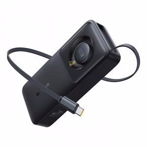 Внешний аккумулятор Baseus OS Free2Pull 10000mAh 30W +кабель (чёрный)