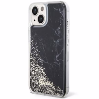 GUESS ümbris jaoks IPHONE 13 / 14 / 15 GUHCP14SLCSGSGK (Liquid Glitter Marble) must