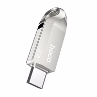 Pendrive 32GB USB 3.0 (USB A + USB C) Hoco UD8 nickel