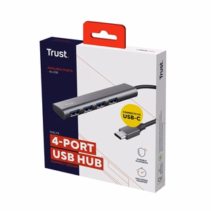 Trust Halyx USB 3.2 Gen 1 (3.1 Gen 1) Type-A 5 Mbit/s серый