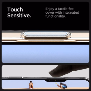 Spigen Thin Fit MagSafe Ümbris jaoks iPhone 16 Pro - Läbipaistev and valge