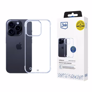 3mk Just20g Clear Ümbris jaoks Apple iPhone 16 Pro Max - läbipaistev