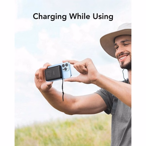 Powerbank compatible with MagSafe Veger MagOn (VP1151 / W1151) PD QC3.0 2A 20W 10000 mAh with wireless charging black