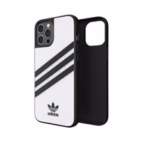 Adidas OR Moulded Ümbris PU jaoks iPhone 12 Pro Max - valge/must