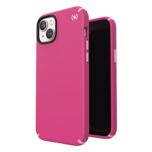 Speck Presidio2 Pro + MagSafe ümbris seadmele iPhone 15 Plus / 14 Plus, Microban mikroobivastase kaitsega, Digital Pink / Blossom Pink / White värvikombinatsioon