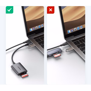 Ugreen CM401 USB-C 5Gb/s SD/TF kaardilugeja - hall