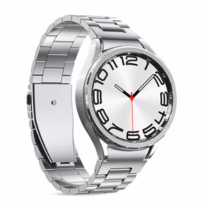 Ремешок Puro METAL из нержавеющей стали для Samsung Galaxy Watch 4 / 4 Classic / 5 / 5 Pro / 6 / 6 Classic - серебряный
