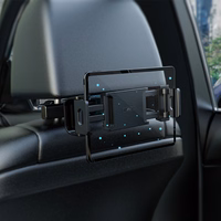 Acefast car headrest hoidja jaoks phone and tablet (135-230mm wide) must (D8 must)