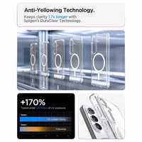 Spigen Ultra Hybrid Mag MagSafe Ümbris for Samsung Galaxy S26+ - Clear and valge