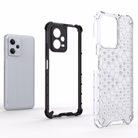 Honeycomb ümbris jaoks Xiaomi Redmi Note 12 5G / Poco X5 5G armored hybrid ümbris sinine