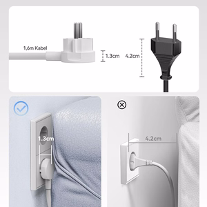 Orico PDC25 25W 6in1 Power Strip 2x AC + 2x USB-A + 2x USB-C - White