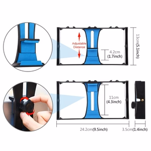 Blogimise nutitelefoni videosüsteem (LED valgus, statiivi kinnitus, telefonihoidja, mikrofon)