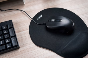 Savio KB-01 klaviatuur kodu/kontor USB QWERTY US English must