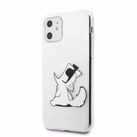 Karl Lagerfeld Choupette Fun iPhone 11 / Xr Ümbris - läbipaistev