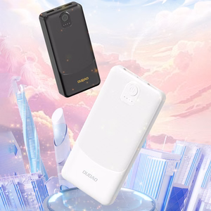 Dudao K10 10000mAh 2.4A akupank 2 × USB-A liidesega – valge