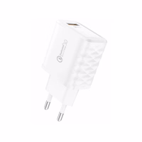 FONENG võrgulaadija EU54 18W 1xUSB QC3.0 valge