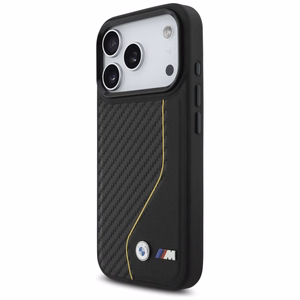 BMW M Carbon Line & Logo MagSafe Ümbris jaoks iPhone 17 Pro - Kollane