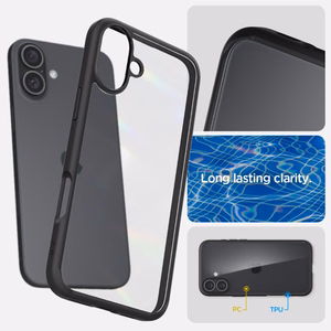 SPIGEN ümbris ULTRA HYBRID jaoks IPHONE 16 matte must