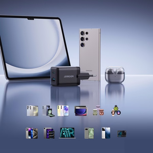 Joyroom JR-TG8 GaN 45W USB-C + USB-A seinalaadija – värv: must